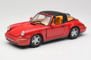 Porsche 911 964 Carrera 2 Targa Rouge Anson 1:18 30305-W Métal