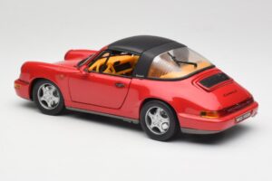 Porsche 911 964 Carrera 2 Targa Rouge Anson 1:18 30305-W Métal — image 7 sur 8