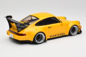 Porsche 911 964 RWB Keema Yellow GT Spirit 1:18 GT492 Résine — image 2 sur 6