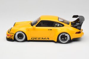 Porsche 911 964 RWB Keema Yellow GT Spirit 1:18 GT492 Résine — image 3 sur 6