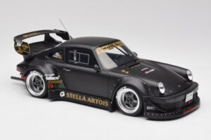 Porsche 911 964 RWB Stella Artois Bumper Delete GT Spirit 1:18 GT918 Résine — image 4 sur 6