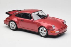 Porsche 911 964 Turbo Rouge Minichamps 1:18 155069102 Métal — image 4 sur 6