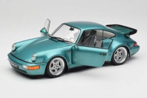 Porsche 911 964 Turbo Wimbledon Green Metallic Solido 1:18 S1803407 Métal — image 2 sur 8