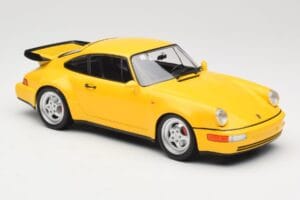 Porsche 911 964 Turbo Jaune Minichamps 1:18 155069100 Métal — image 4 sur 6