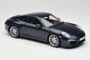 Porsche 911 991 Carrera S Blue Metallic Minichamps 1:18 WAP0210200C Métal — image 6 sur 8