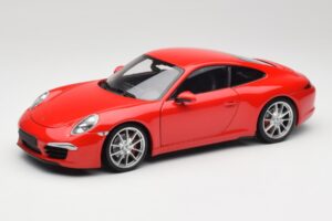 Porsche 911 991 Carrera S Guards Rouge Minichamps 1:18 100061020 Métal