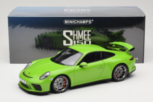 Porsche 911 991 GT3 Vert Shmee150 Minichamps 1:18 110067025 Métal — image 8 sur 8