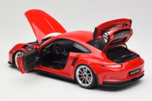 Porsche 911 991 GT3 RS Guards Rouge Jantes Argent AUTOart 1:18 78165 Métal — image 5 sur 8