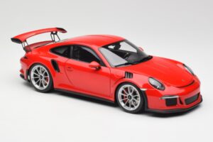 Porsche 911 991 GT3 RS Guards Rouge Jantes Argent AUTOart 1:18 78165 Métal — image 6 sur 8