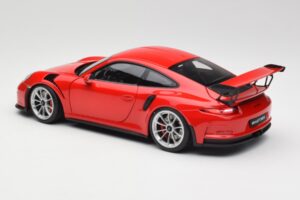 Porsche 911 991 GT3 RS Guards Rouge Jantes Argent AUTOart 1:18 78165 Métal — image 7 sur 8