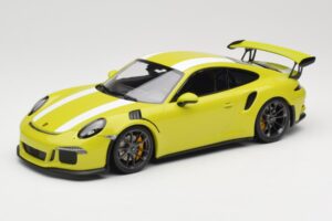 Porsche 911 991.1 GT3 RS Lizard Green & Stripes Minichamps 1:18 155066224 Métal