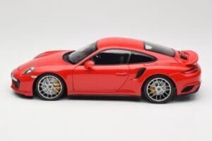 Porsche 911 991 Turbo S Guards Red Minichamps 1:18 110067122 Métal — image 4 sur 8