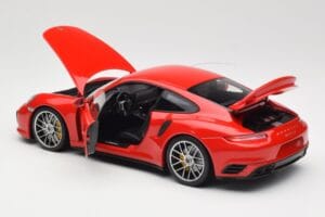 Porsche 911 991 Turbo S Guards Red Minichamps 1:18 110067122 Métal — image 5 sur 8