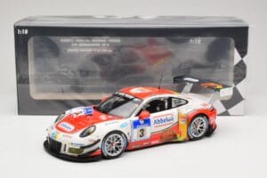 Porsche 911 991.1 GT3 R #3 Frikadelli Racing N. Siedler / K. Abbelen / S. Schmitz 24 Hours of Nurburgring 2016 Minichamps 1:1 — image 6 sur 6