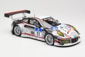 Porsche 911 991.1 GT3 R #21 WTM Racing J. Stursberg / V. Krumbach 24h Nurburgring 2016 Minichamps 1:18 155166021 Métal — image 4 sur 6