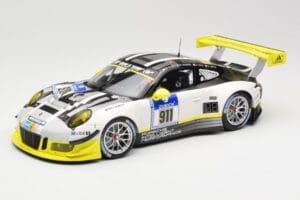 Porsche 911 991.1 GT3 R #911 Manthey Racing N. Tandy / E. Bamber 24h Nurburgring 2016 Minichamps 1:18 155166911 Métal