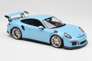 Porsche 911 991.1 GT3 RS Bleu Jantes Mates Minichamps 1:18 153066235 Métal — image 4 sur 6