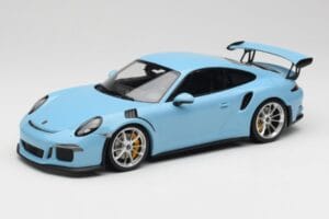 Porsche 911 991.1 GT3 RS Bleu Jantes Mates Minichamps 1:18 153066235 Métal