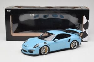 Porsche 911 991.1 GT3 RS Bleu Jantes Mates Minichamps 1:18 153066235 Métal — image 6 sur 6