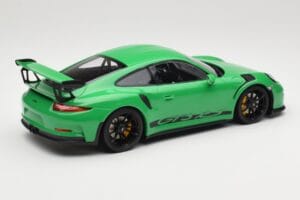 Porsche 911 991.1 GT3 RS Vert Jantes Noires Minichamps 1:18 153066228 Métal — image 2 sur 6