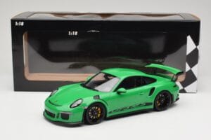 Porsche 911 991.1 GT3 RS Vert Jantes Noires Minichamps 1:18 153066228 Métal — image 6 sur 6