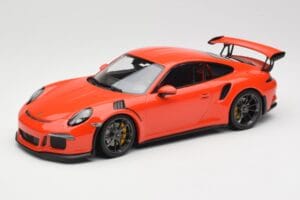 Porsche 911 991.1 GT3 RS Lava Orange Minichamps 1:18 155066220 Métal