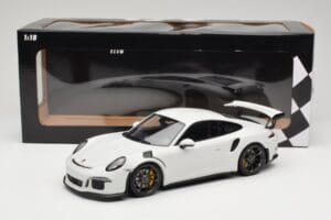 Porsche 911 991.1 GT3 RS Blanc Jantes Noires Minichamps 1:18 153066224 Métal — image 6 sur 6