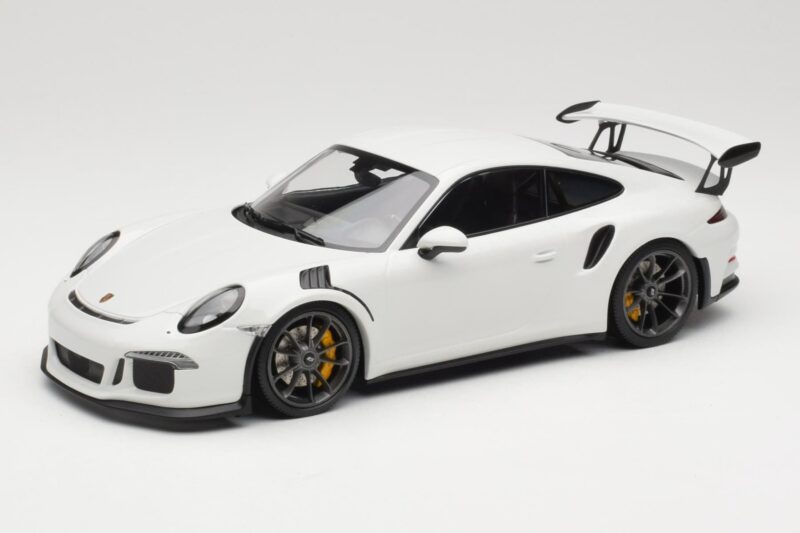 Porsche 911 991.1 GT3 RS Blanc Jantes Noires Minichamps 1:18 153066224 Métal