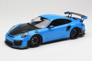 Porsche 911 991.2 GT2 RS Bleu avec Jantes Noires Minichamps 1:18 155068308 Métal