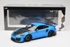 Porsche 911 991.2 GT2 RS Bleu avec Jantes Noires Minichamps 1:18 155068308 Métal — image 6 sur 6