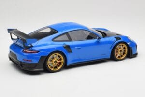 Porsche 911 991.2 GT2 RS Bleu avec Jantes Dorées Minichamps 1:18 155068302 Métal — image 2 sur 6