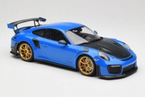 Porsche 911 991.2 GT2 RS Bleu avec Jantes Dorées Minichamps 1:18 155068302 Métal — image 4 sur 6