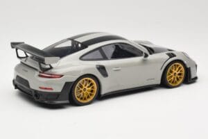 Porsche 911 991.2 GT2 RS Chalk Weissach Package Jantes Dorées Minichamps 1:18 155068304 Métal — image 2 sur 6