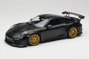 Porsche 911 991.2 GT2 RS Vert Weissach Package Jantes Dorées Minichamps 1:18 155068306 Métal
