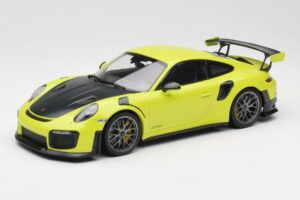 Porsche 911 991.2 GT2 RS Vert Citron avec Jantes Argentées Minichamps 1:18 155068309 Métal