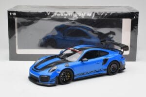 Porsche 911 991.2 GT2 RS MR Racing Bleu Minichamps 1:18 MR-911-GT2RS-1806 Métal — image 6 sur 6