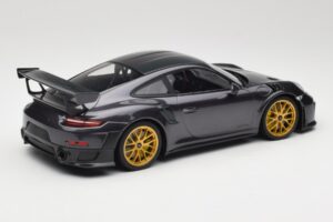 Porsche 911 991.2 GT2 RS Weissach Package Purple Metallic Avec Jantes Magnésium Dorées Minichamps 1:18 153068322 Métal — image 2 sur 6