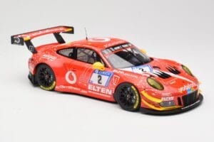 Porsche 911 991.2 GT3 R #2 Team Gigaspeed S. Bockmann 24 Hours of Nurburgring 2018 Minichamps 1:18 155186902 Métal — image 4 sur 6
