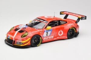 Porsche 911 991.2 GT3 R #2 Team Gigaspeed S. Bockmann 24 Hours of Nurburgring 2018 Minichamps 1:18 155186902 Métal