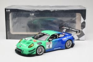 Porsche 911 991.2 GT3 R #4 Falken K. Bachler / M. Ragginger VLN Winner Round 6 2018 Minichamps 1:18 153186994 Métal — image 6 sur 6