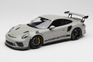 Porsche 911 991.2 GT3 RS Chalk Wording Jantes Noires Minichamps 1:18 153068230 Métal
