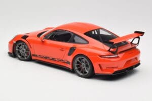 Porsche 911 991.2 GT3 RS Lava Orange & Jantes Argent Minichamps 1:18 155068225 Métal — image 5 sur 6