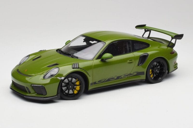Porsche 911 991.2 GT3 RS Lizard Vert Avec Jantes Noires Minichamps 1:18 155068233 Métal
