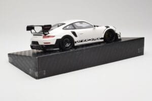 Porsche 911 991.2 GT3 RS Manthey Racing Blanc Minichamps 1:18 MR-911-GT3RS-1801 Métal — image 3 sur 6