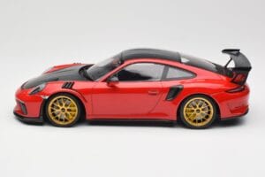 Porsche 911 991.2 GT3 RS Weissach Package Guards Red Jantes Magnesium Dorées Minichamps 1:18 153068236 Métal — image 3 sur 6