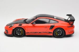Porsche 911 991.2 GT3 RS Weissach Package Lava Orange Wording Jantes Magnesium Noires Minichamps 1:18 153068226 Métal — image 3 sur 6