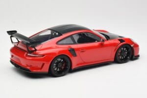 Porsche 911 991.2 GT3 RS Weissach Package Rouge avec Jantes Noires Minichamps 1:18 155068230 Métal — image 2 sur 6
