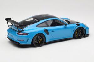 Porsche 911 991.2 GT3 RS Weissach Package Shark Blue Jantes Magnesium Noires Minichamps 1:18 153068224 Métal — image 2 sur 6