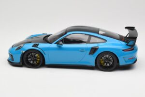 Porsche 911 991.2 GT3 RS Weissach Package Shark Blue Jantes Magnesium Noires Minichamps 1:18 153068224 Métal — image 3 sur 6