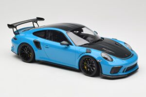 Porsche 911 991.2 GT3 RS Weissach Package Shark Blue Jantes Magnesium Noires Minichamps 1:18 153068224 Métal — image 4 sur 6